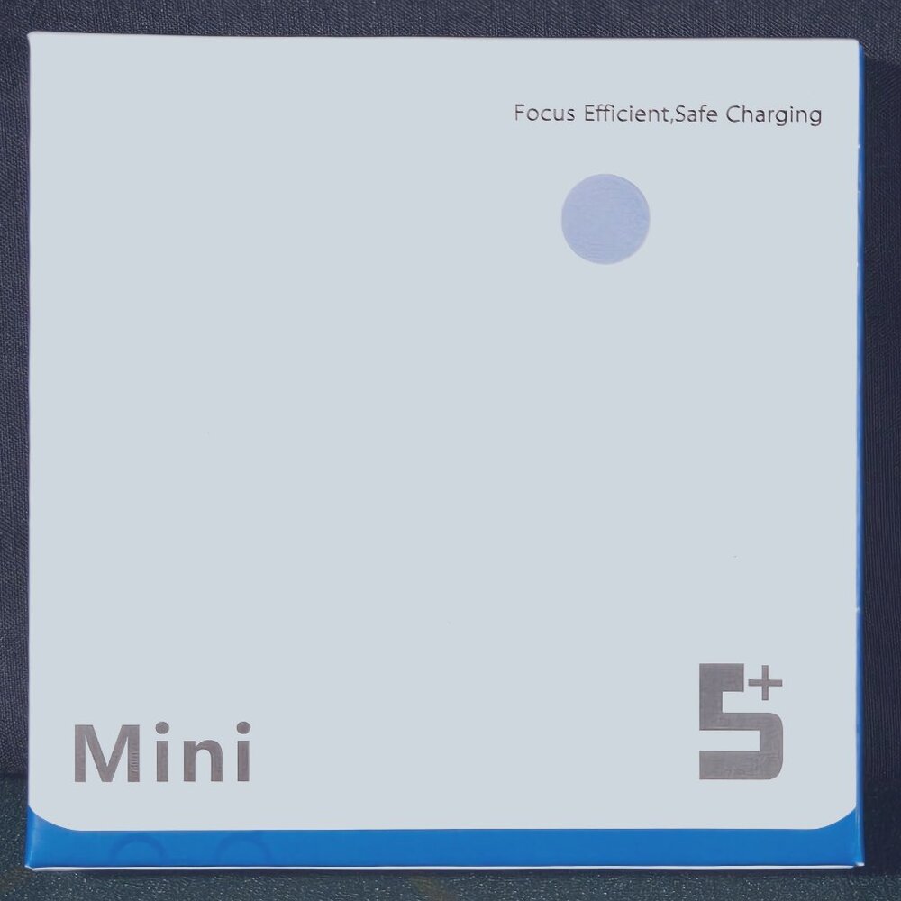 Mini Portable Charger 5000mAh Capacity External Battery (Blue)